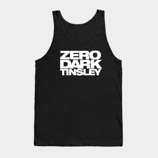 Zero Dark Tinsley - Murdaugh Trial Mark Tinsley parody logo Tank Top